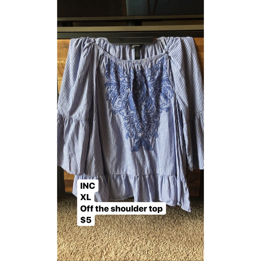 INC off the shoulder top